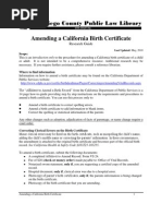 Texas Birth Certificate Correction Guide | PDF | Birth Certificate ...