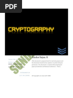 Download Latest Paper on Cryptography by sundarrajan1068 SN15466855 doc pdf