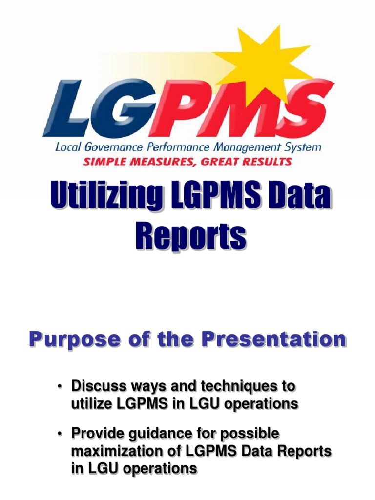 Utilizing LGPMS Information | PDF | Information | Evaluation
