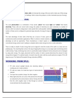 Working Principle of Solar PV