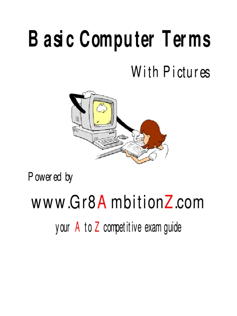 Basic Computer Terms With Pictures - Gr8AmbitionZ | PDF