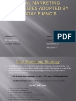 Viral Marketing Strategies Adopted by Today's MNC's