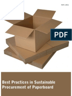 Best Practices in Sustainable Procurement of Paperboard