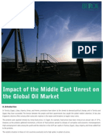 Impact of Middle East Unrest on Global Oil Market