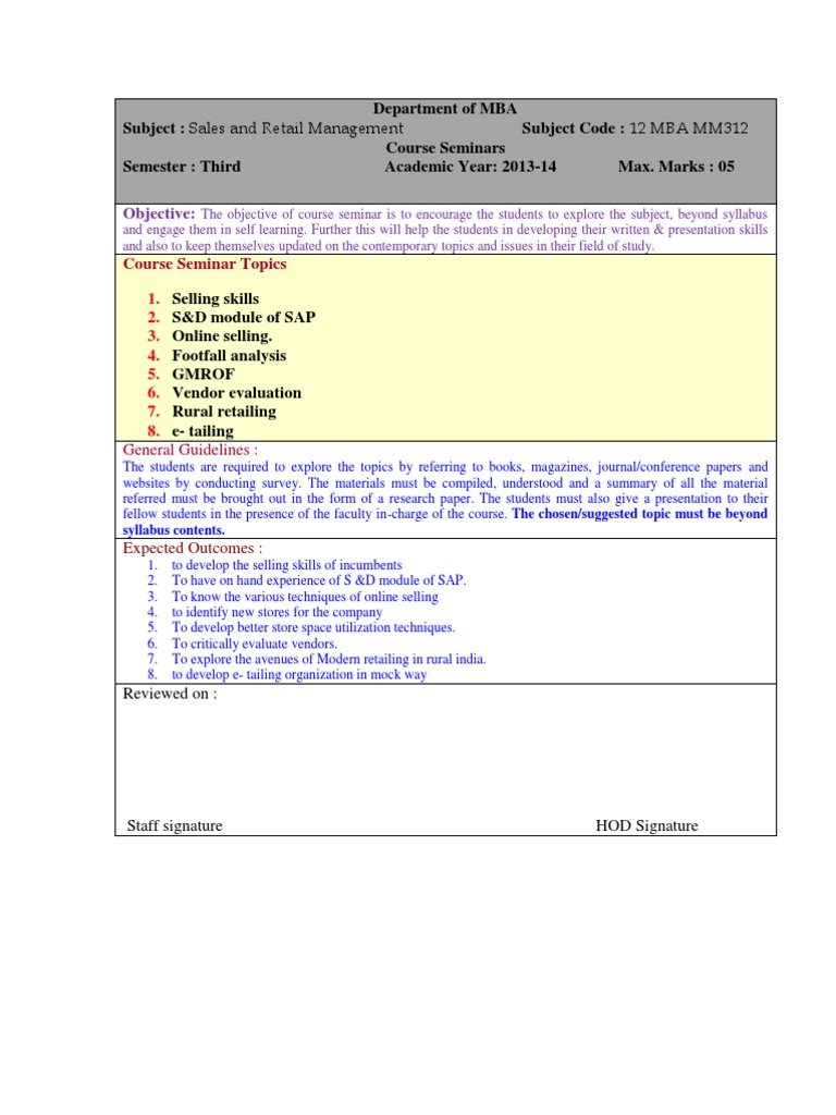 Sales and Retail Seminar 2013 | PDF | Business