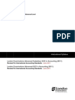 Accounting 8011 9011 GCE Syllabus IAS Syllabus