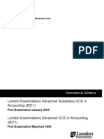 173719 Accounting 8011 9011 GCE Syllabus Jan05 and May June05