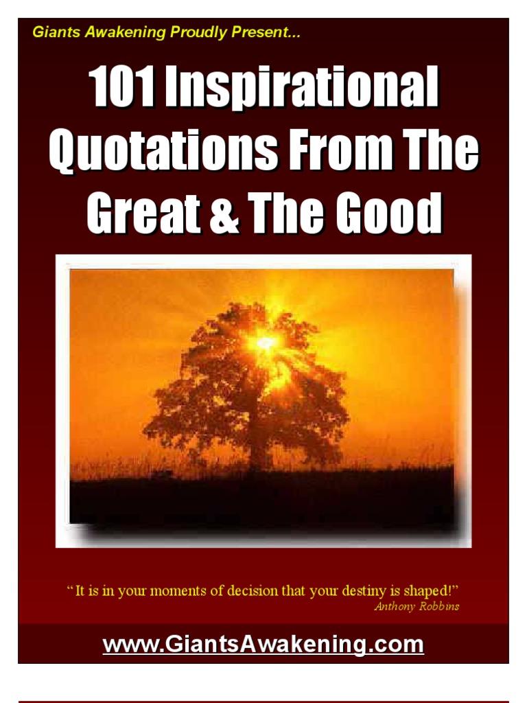 101 Inspirational Quotes PDF