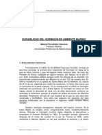 Durabilidad del Hormigon en Ambiente Marino