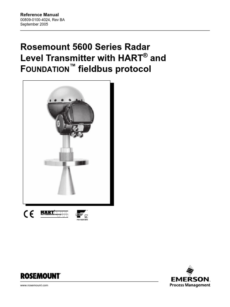 Level Transmitter With HART and Foundation FIELDbus Protocol