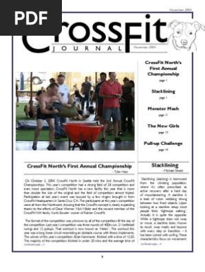 Crossfit Vol. 27 - Nov 2004 - Cfn National Champ, Slacklining, Pull Up Challenge