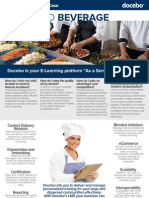 Business Case - Using E-Learning for Food & Beverage training