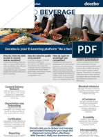 Business Case - Using E-Learning For Food & Beverage Training