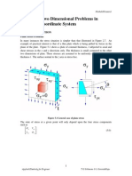 Module 5: Two Dimensional Problems in Cartesian Coordinate System