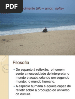 Filosofia Amor Ao Conhecimento