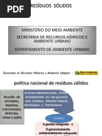 RESÍDUOS  SÓLIDOS - Ministério do Meio Ambiente