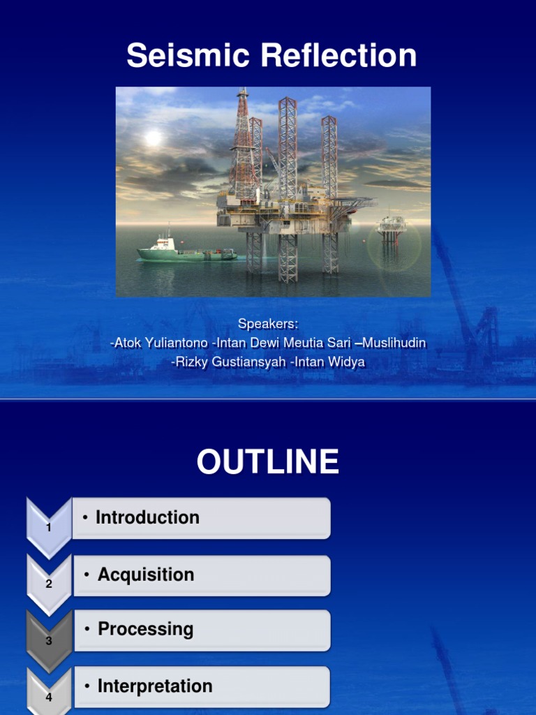 Seismic Reflection An Introduction To Acquisition Processing And