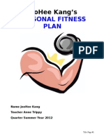 JooHee's Personal Fitness Plan