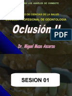 Sesión 01 - Oclusion II