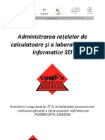 Manual Curs 1 - Administrarea Reţelelor de Calculatoare Şi A Laboratoarelor Informatice SEI