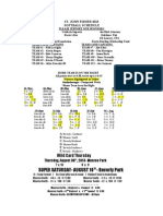 SJF 2013 Schedule