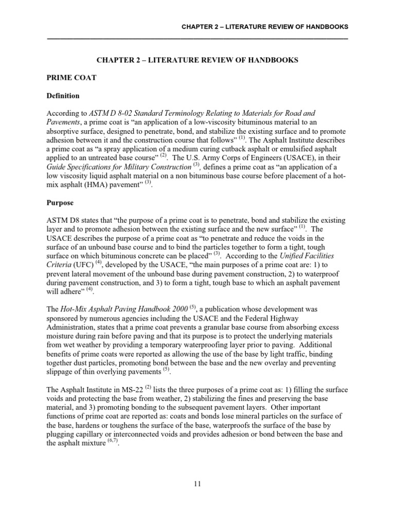 Literature review road image