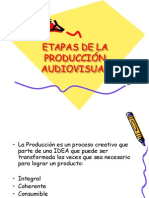 Etapas de La Producción Audiovisual