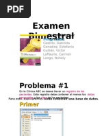Examen Bimestral