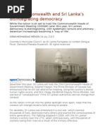 The Commonwealth and Sri Lanka's Disintegrating Democracy