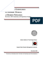 Seismic Design of Buried Pipelines