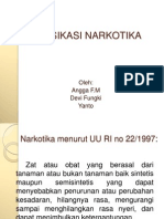 INTOKSIKASI NARKOTIKA