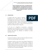 Diagnóstico arqueológico para proyecto de agua y alcantarillado en Carabayllo