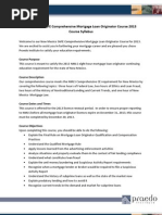 8 Hour NM Mortgage Law Update Syllabus