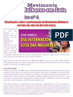 Mulheres em Luta - Informativo n1 2013