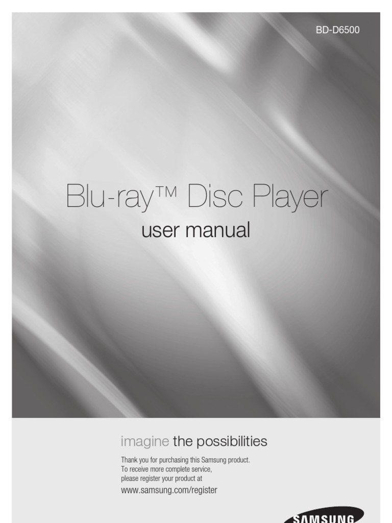 Manual Blu Ray Bdd6500 PDF Blu Ray Hdmi
