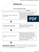 Combustible en El Refrigerante