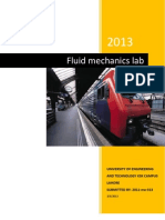 Fluid Mechanics Lab Report on Pelton Wheel Turbine Effects