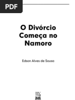 Livro eBook o Divorcio Comeca No Namoro