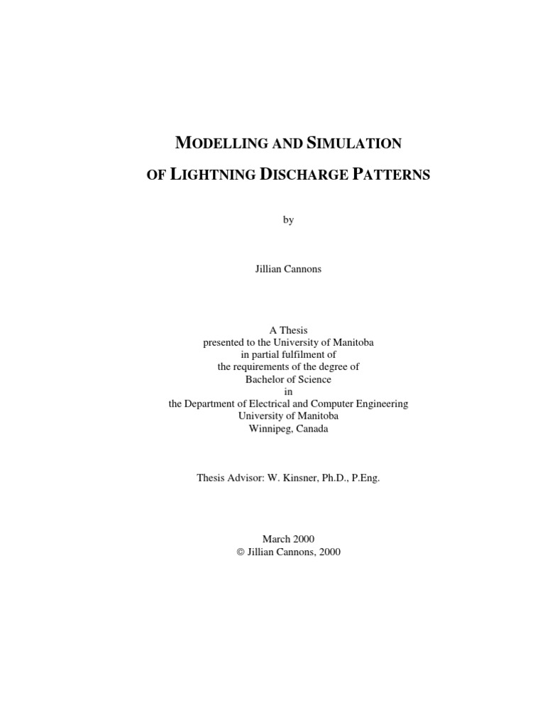 Modelo de Rayo | PDF | Lightning | Thunderstorm