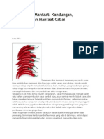 Download Khasiat Dan Manfaat Cabe by marhelun SN154843888 doc pdf