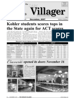 Kohler Students Scores Tops in The State Again For ACT Scores
