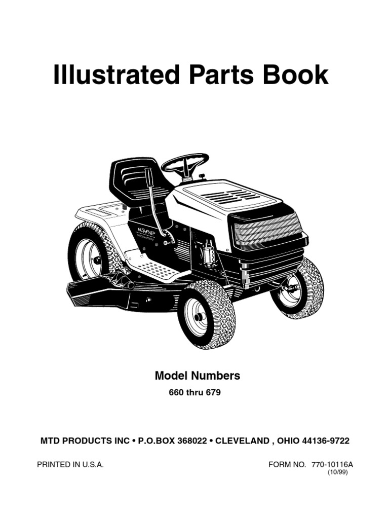 Yard Machines Lawn Tractor Parts Book PDF Axle Wheel