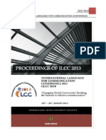 ILCC 2013 Proceedings