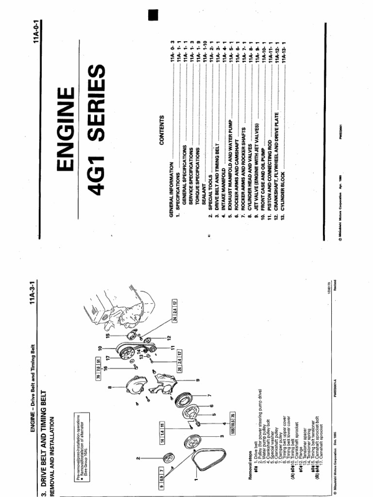 Manual De Mitsubishi 4g13 Pdf