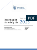 Manual Basic English For A Daily Life