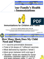 Protect Your Family's Health With Immunizations: Immunizations For Children and Teens