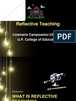 Reflective Teaching: Lizamarie Campoamor-Olegario U.P. College of Education