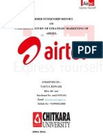 57085199 Project Report on Airtel