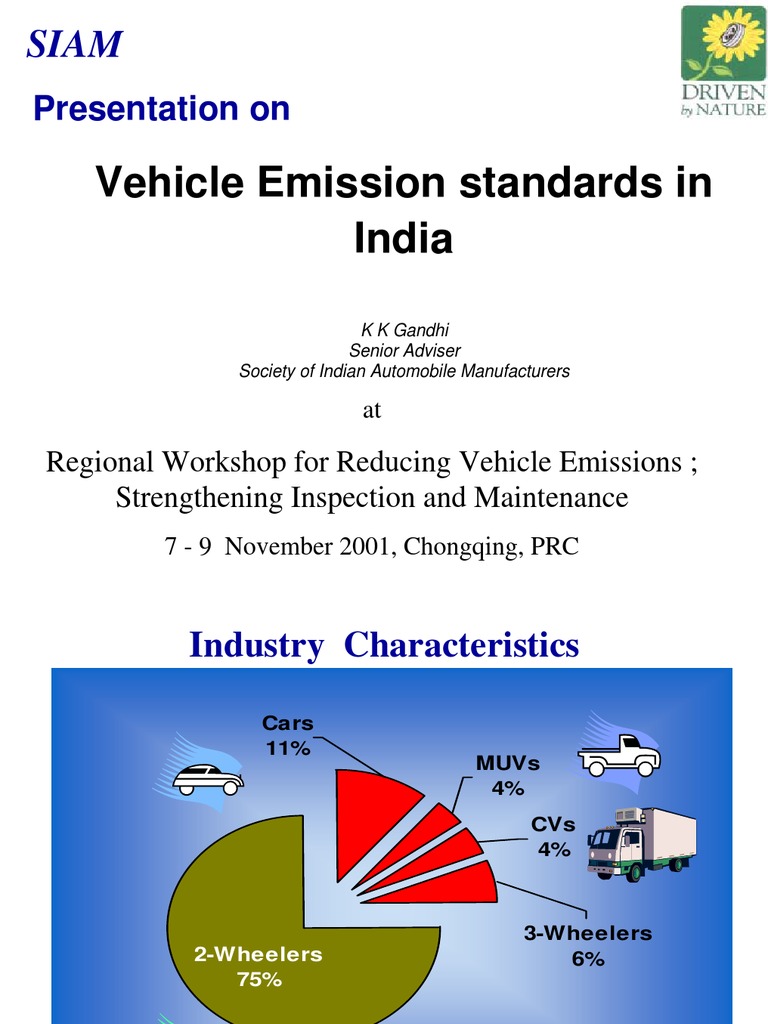Vehicle Emission Standards PDF