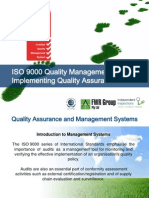 ISO 9000 Quality Management Systems QMS Presentation Peter Greenham IIGI FWR Group Independent Inspections Certification